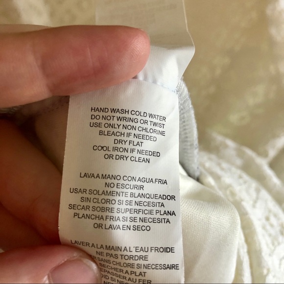 NWT Isaac Mizrahi Plus Size White Paisley Lace Back Cutout Sleeveless Dress - Picture 9 of 10